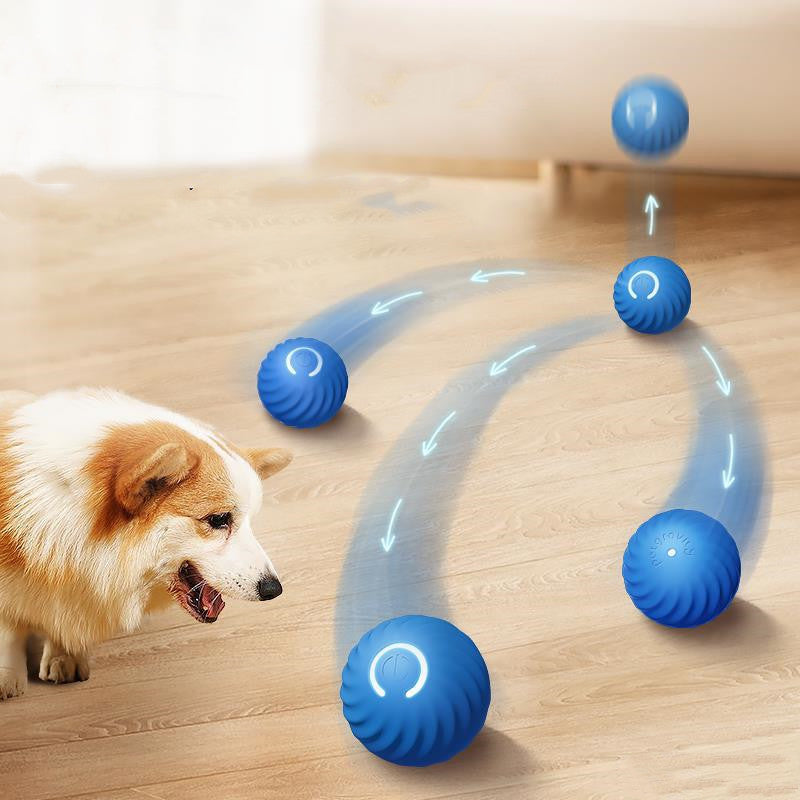 Rubber Dog Chew Ball – Interactive Bouncing Toy for Dogs