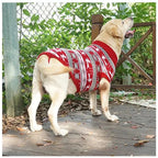 Christmas Wear for Large Dog Sweater Knit Big Dog Sweater Christmas Pet Turtleneck Doggy Sweatshirt for Extra Dogs Boy Girl