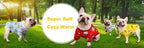 Warm Dog Clothes Cute Print Puppy Pet Clothing French Bulldog Hoodie Winter Dog Pajamas Sweater Coat for Small Medium Dogs Cats