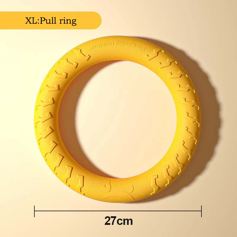 IndestructiChew 4-in-1 Dog Toy Bundle - EVA Chew-Proof Ball, Disc, Tug Rope & Dental Ring for Puppy & Adult Dogs