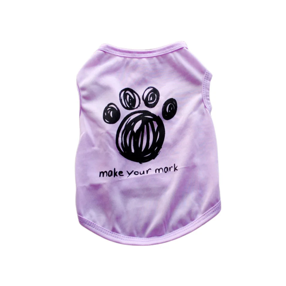 Lightweight Summer Dog Vest - Breathable Mesh Shirt for Small Dogs & Cats