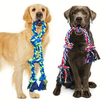 Heavy-Duty Rope Tug Toy - Triple-Knot Chew for Large Breed Dogs, Indestructible Tug-of-War