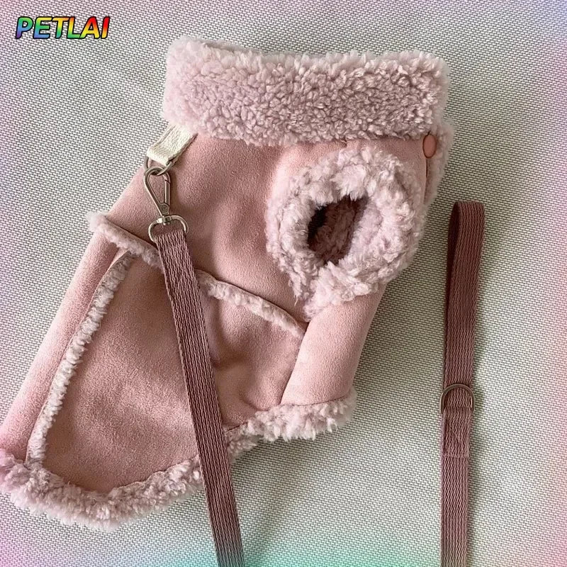 PetLAI Designer Dog Vest – Cute & Soft Autumn/Winter Coat for Small to Medium Dogs