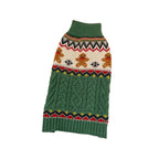 Dog Winter Clothes Pet Christmas Red Sweaters Sleeveless Gingerbread Reindeer Pattern Soft Warm Fall Winter Cats Dogs Clothes
