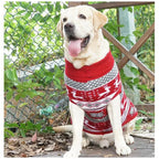 Christmas Wear for Large Dog Sweater Knit Big Dog Sweater Christmas Pet Turtleneck Doggy Sweatshirt for Extra Dogs Boy Girl