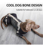 Dogs Skeleton Pattern Clothes Dog Halloween Cosplay Costume Halloween Bone Hoody Sweater Large Dog Jumpsuit Suit S-XXXL