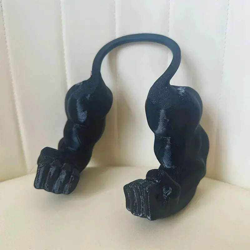 Funny Cat Muscle Arm Clothing Decoration Props 3D Printed Pet Interactive Neck Hanging Toy Role-playing Accessories Birthday Toy