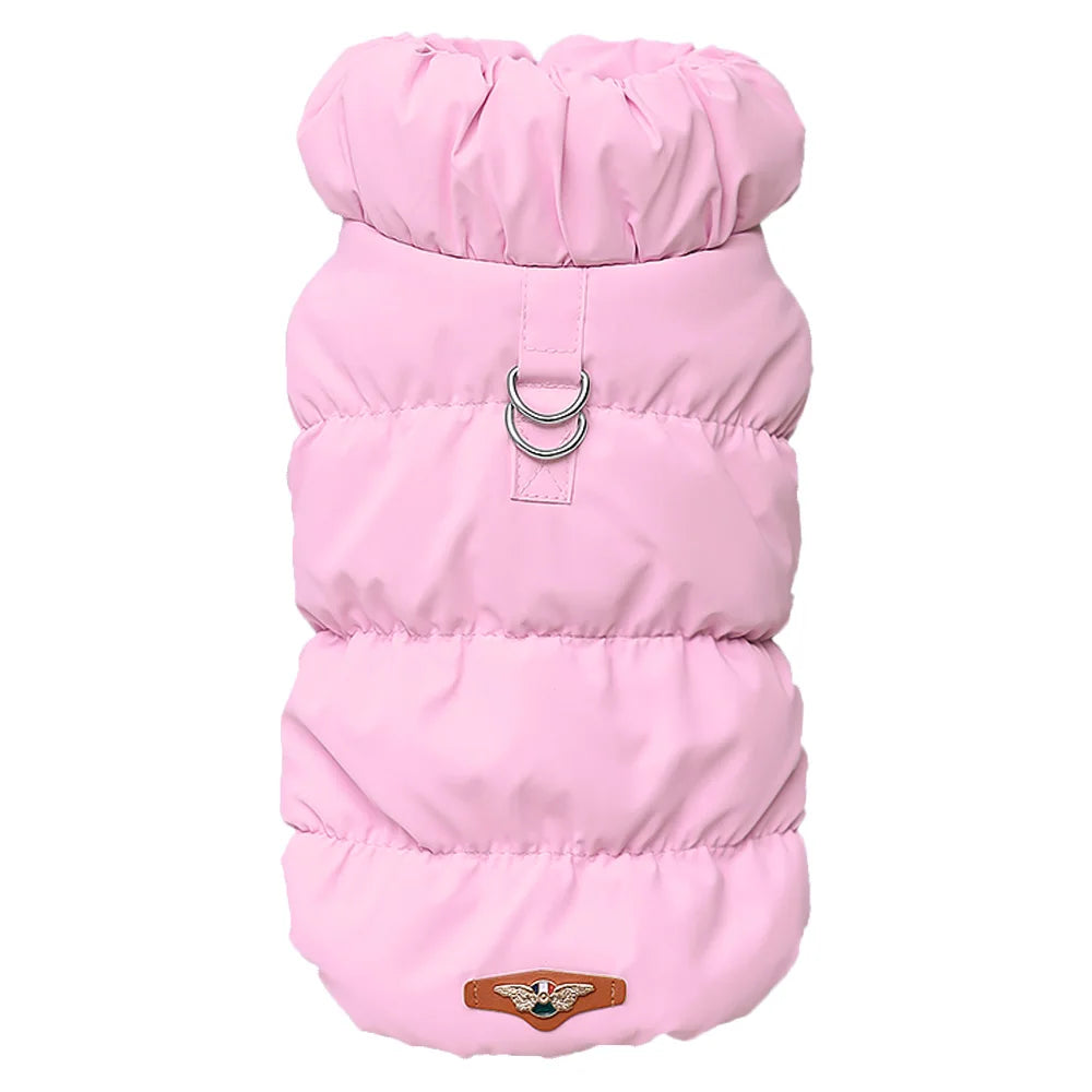 Soft Warm Dog Clothes Winter Padded Puppy Cat Coat Jacket For Small Medium Dogs