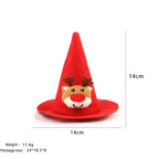 Pet Dog Cat Santa Hat Christmas Costume Accessories Small Dogs Cats Winter Warm for Holloween Holiday Christmas Party Photos