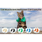Funny Cat Muscle Arm Clothing Decoration Props 3D Printed Pet Interactive Neck Hanging Toy Role-playing Accessories Birthday Toy