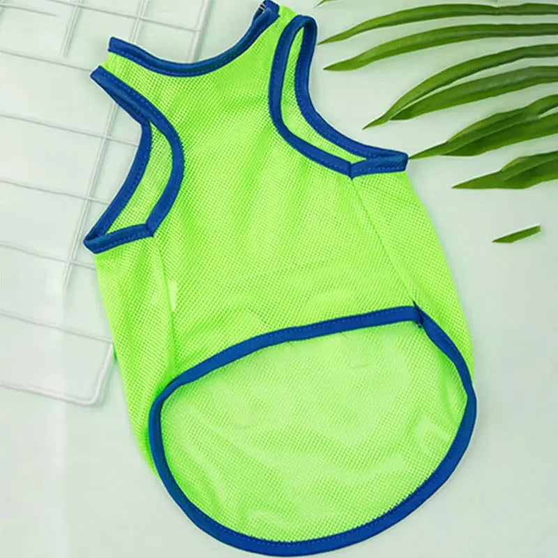 Dog Clothes Mesh Breathable Cool Vests Puppy Summer Clothes For Small Dogs Cat Pet T-Shirt Large Breed Ropa Para Perros