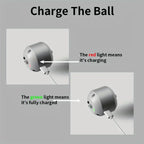 Rechargeable Automatic Dog Toy Ball - LED Bouncing Ball w/ USB Charging for Cats & Dogs