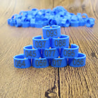 Bird Leg Bands (100pc, 8mm)