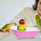 Hanging Parrot Bath Tub