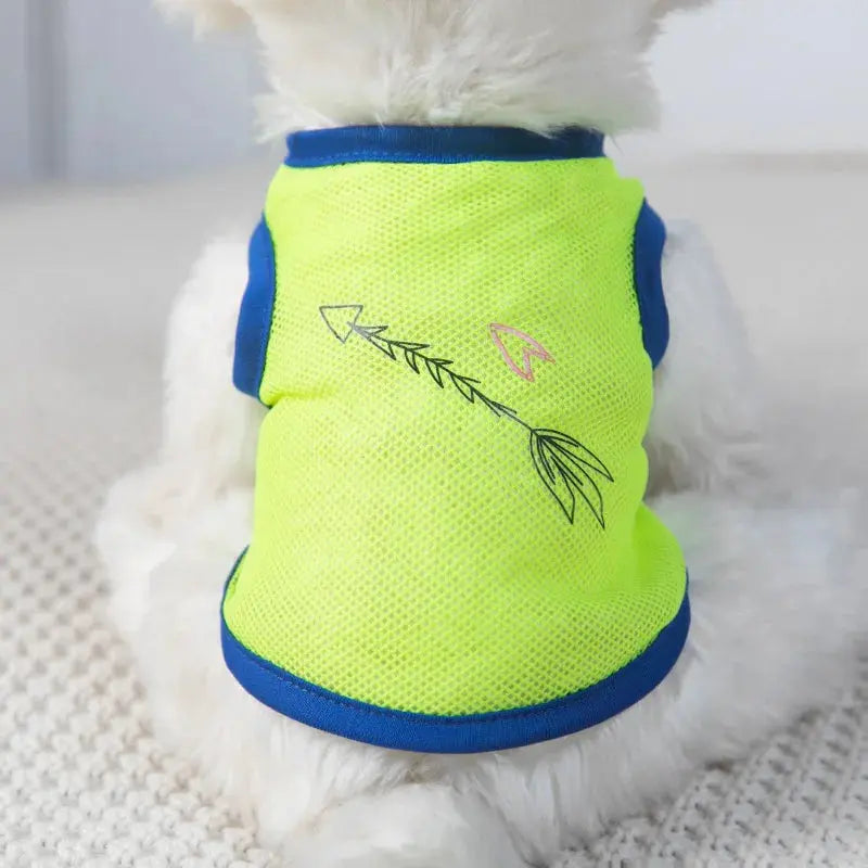 Dog Clothes Mesh Breathable Cool Vests Puppy Summer Clothes For Small Dogs Cat Pet T-Shirt Large Breed Ropa Para Perros