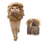 Cat Cosplay Dress Up Pet Hat Lion Mane for Cat Puppy Lion Wig Costume Party Decoration Halloween Christmas GatosPet Supplies
