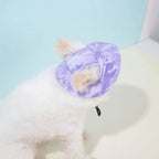 Pet Hat with Ear Holes Summer Outdoor Cute Dog Cat Hat Colorful Adjustable Baseball Cap for Small Medium Dogs Cats Pet Supplies