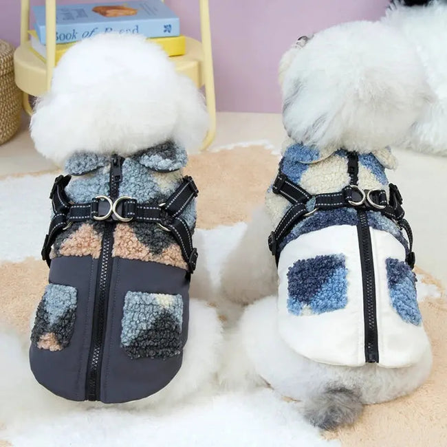 Winter Warm Pet Dog Jacket Thickened Pet Clothes for Small Medium Dogs Fleece Puppy Coat Yorkie Chihuahua Coat Dog Accessories Main Image