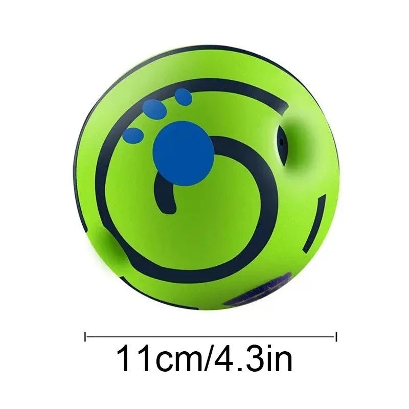 Dog Toy Wobble Wag Giggle Glow Ball – Interactive Dog Attention Toy with Fun Giggle Sounds