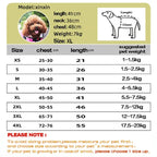 Fashionable Waterproof Dog Raincoat - Lightweight Jumpsuit with Hoodie for Small to Large Dogs