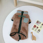 Towable Pet Jumpsuit with Buckle Winter Warm Puppy Dog Suit Clothes for Small Dogs Yorkshire Shih Tzu Overalls mascotas Clothing