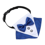 For Large and Medium Dogs Tuxedo Dog Suit and Bandana Set Dogs Tuxedo Suit Dog Prince Bow Tie Shirt Formal Dog Weeding Attire