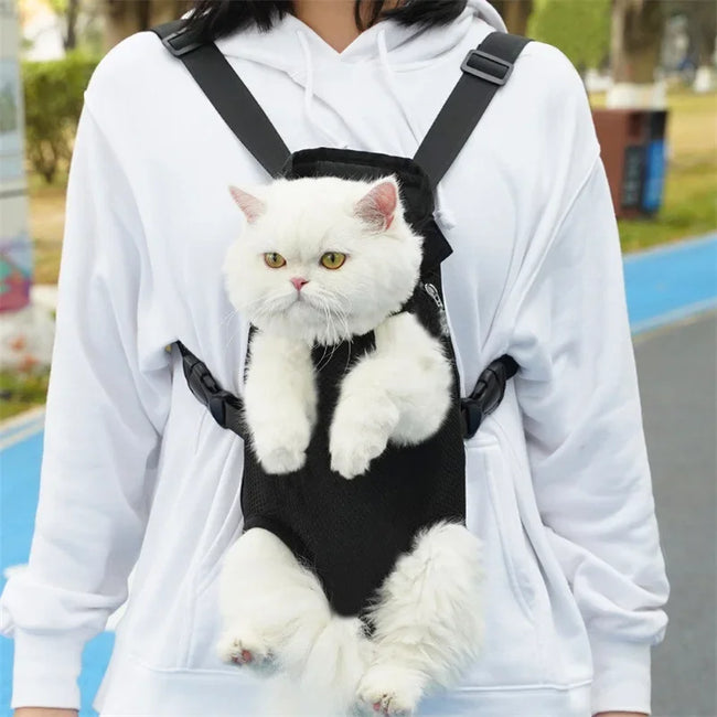 Adjustable Cat Carrier Bag Hover Image