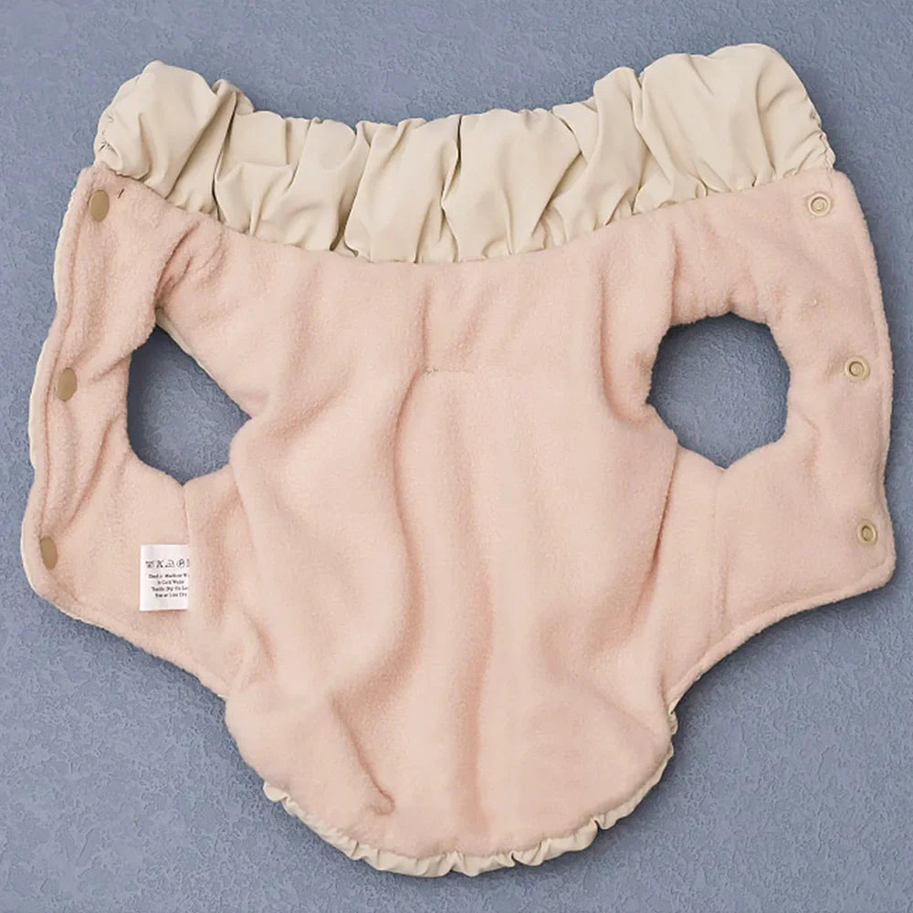 Soft Warm Dog Clothes Winter Padded Puppy Cat Coat Jacket For Small Medium Dogs