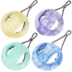 Pet Hat with Ear Holes Summer Outdoor Cute Dog Cat Hat Colorful Adjustable Baseball Cap for Small Medium Dogs Cats Pet Supplies