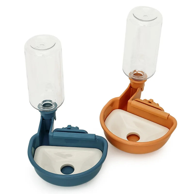 Hanging Pet Water Bottle & Bowl