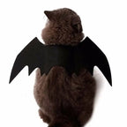 Pet Halloween Cosplay Costume for Dogs Cats Puppy Kittens Black Bat Wings