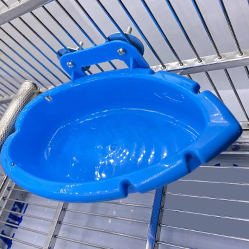 Parrot Bath & Feeding Box
