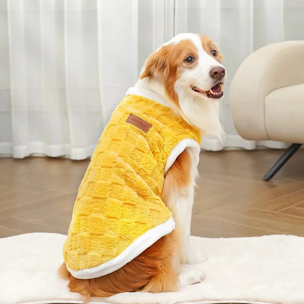 Big Dogs Clothes Winter Warm Sweater S-6XL Size Pet Clothing Golden Retriever Dog Coats Sweatshirt Pets Puppy Pullover Vest