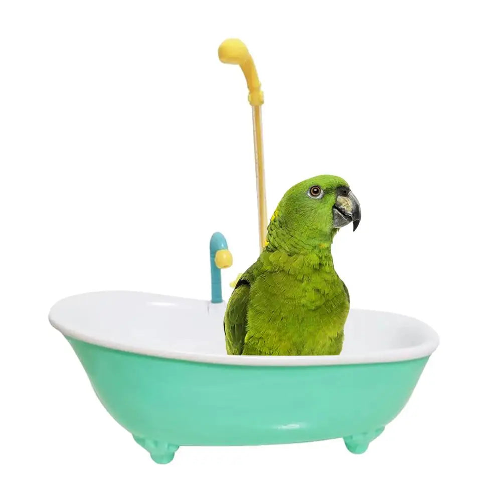 Hanging Parrot Bath Tub