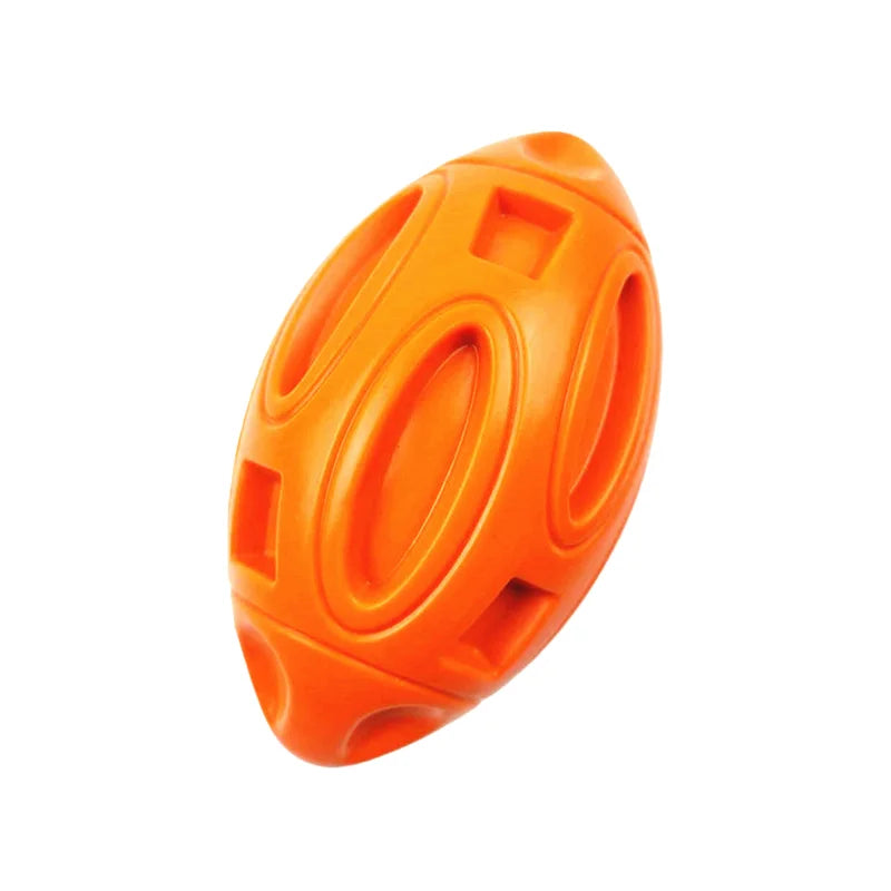 Squeaky Dog Toys for Aggressive Chewers - Rubber Chew Ball for Teeth Grinding & Cleaning