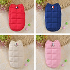 XS-2XL Winter Warm Cotton Dogs Vest Coats For Small Medium Dog Clothing Puppy Kitten French Bulldog Chihuahua Pet Dogs Clothes