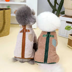 Towable Pet Jumpsuit with Buckle Winter Warm Puppy Dog Suit Clothes for Small Dogs Yorkshire Shih Tzu Overalls mascotas Clothing