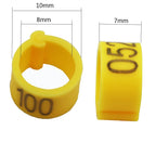 Bird Leg Bands (100pc, 8mm)