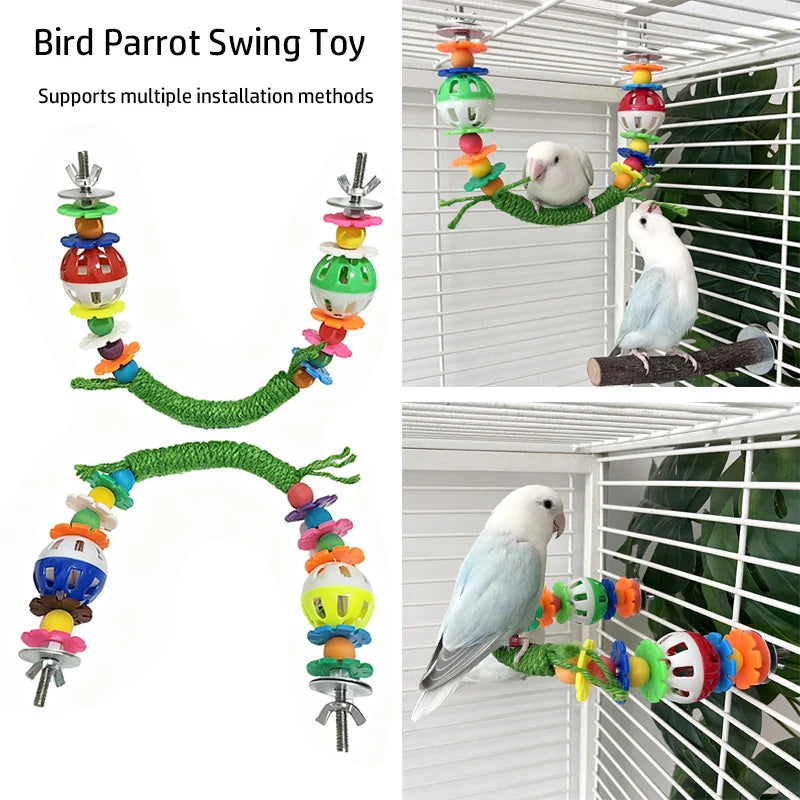 Bird Rope Swing with Bell