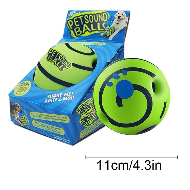 Dog Toy Wobble Wag Giggle Glow Ball – Interactive Dog Attention Toy with Fun Giggle Sounds
