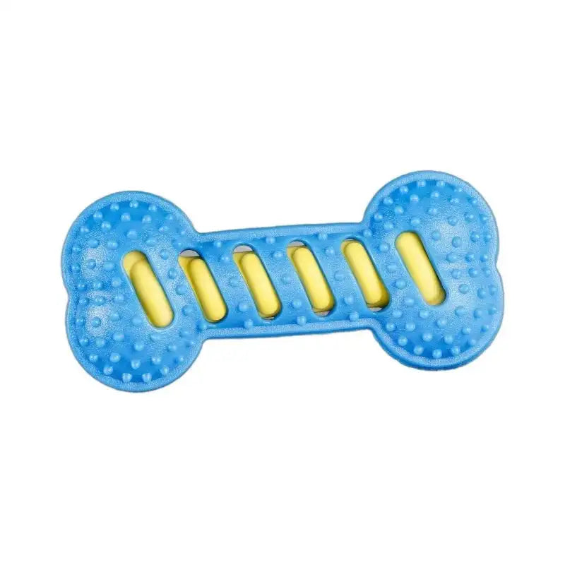 Durable Dental Chew Bone for Puppies & Dogs - Teeth Cleaning Rubber Toy