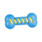 Durable Dental Chew Bone for Puppies & Dogs - Teeth Cleaning Rubber Toy