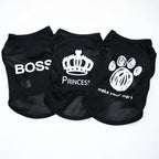 Lightweight Summer Dog Vest - Breathable Mesh Shirt for Small Dogs & Cats
