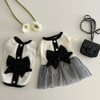 Luxury Dog Dress for Small Dogs - Summer Puppy Clothes with Bow & Lace