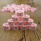 Bird Leg Bands (100pc, 8mm)