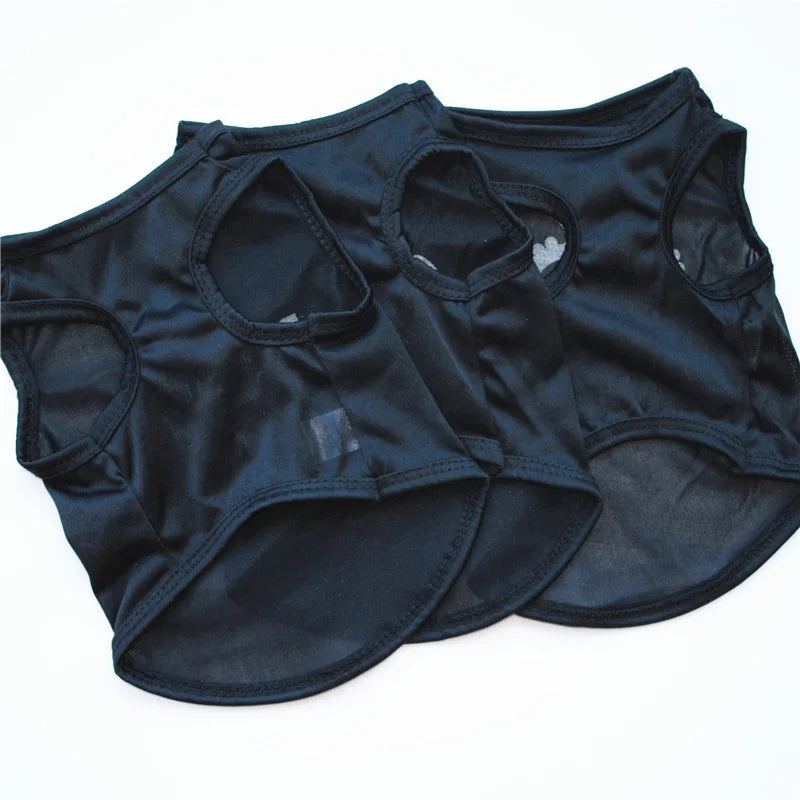 Lightweight Summer Dog Vest - Breathable Mesh Shirt for Small Dogs & Cats