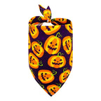 1 Pc Pet Dog Halloween Costume Scarf Dog Bandana Accessories Pumpkin Skull Bat Ghost Pattern Small Dog Cat Dog Bib Pet Supplies