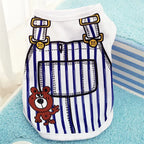 Casual Cartoon Dog T-Shirt – Soft Summer Vest for Small Puppies