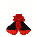 Spooky Halloween Vampire Couture for Cats Perfect Parties and Festivals Halloween Cloak Hat Festival Set Dress up pet clothes