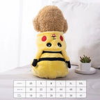 Cat Clothes Tiger Outfit Thermal Cotton-Padded Clothes Kitten Blue Cat British Shorthair Muppet Autumn and Winter Pet Dog Four-Legged Clothes